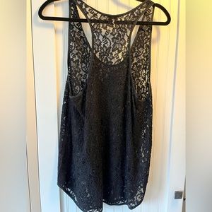 Black Lace Aritzia top